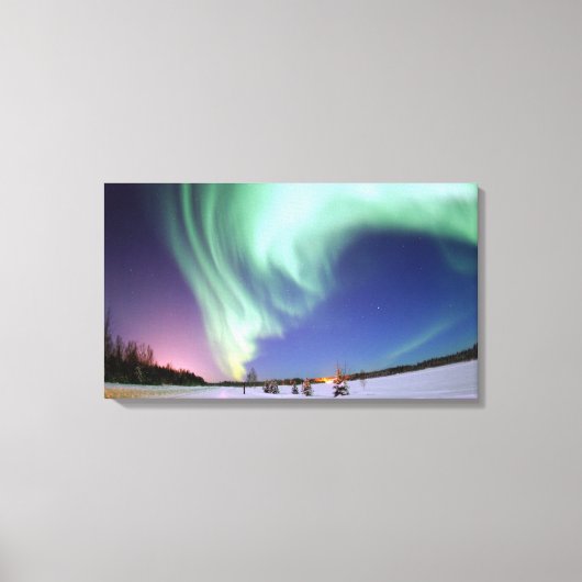 AURORA BOREALIS ALASKA LEINWANDDRUCK (Vorderseite)