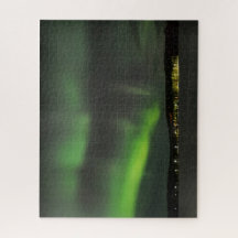 Aurora borealis am Himmel in Lappland