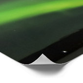 Aurora borealis am Himmel Poster (Ecke)