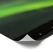 Aurora borealis am Himmel Poster (Ecke)