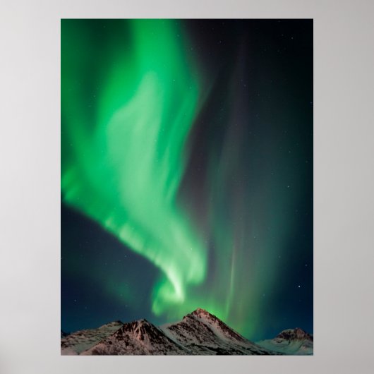 Aurora Borealis | Anchorage, Alaska Poster (Vorne)