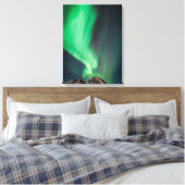 Aurora Borealis | Ankerplatz, Alaska Leinwanddruck (Insitu (Schlafzimmer))