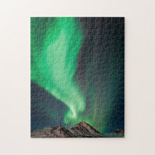 Aurora Borealis   Ankerplatz, Alaska Puzzle