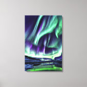 Aurora Borealis Art Canvas Leinwanddruck (Vorderseite)