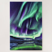 Aurora Borealis Art Puzzle (Vertikal)