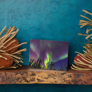 Aurora Borealis   Banken, Alaska Fotoplatte