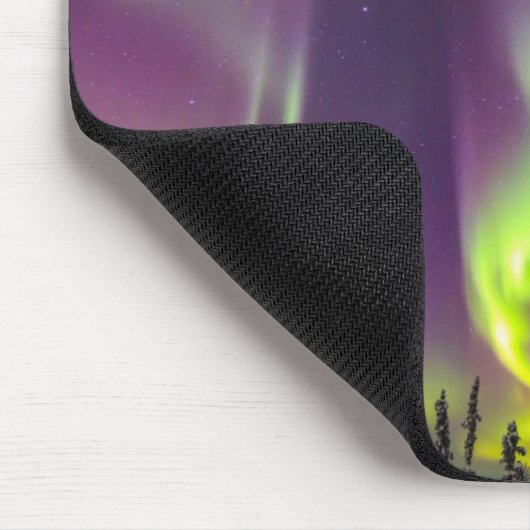 Aurora Borealis | Banken, Alaska Mousepad (Ecke)