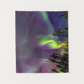 Aurora Borealis | Banken, Alaska Wandteppich (Vorderseite)