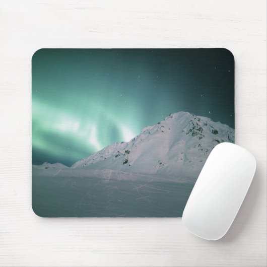 Aurora Borealis, bei Palmer, 17./18. Januar, Mousepad (Mit Mouse)