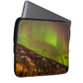 Aurora Borealis | Berge Fairbanks Alaska Laptopschutzhülle (Vorne Rechts)