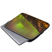 Aurora Borealis | Berge Fairbanks Alaska Laptopschutzhülle (Vorne Knopf)