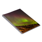 Aurora Borealis | Berge Fairbanks Alaska Notizblock (Rechte Seite)