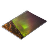Aurora Borealis | Berge Fairbanks Alaska Notizblock (Linke Seite)