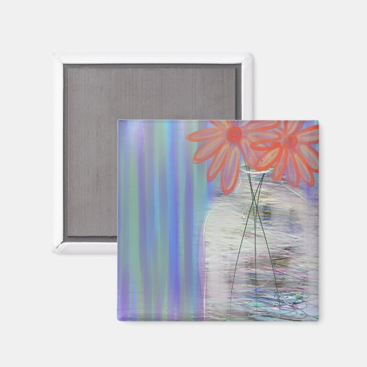 Aurora Borealis Bouquet Originelle Kunst, Dichtung Magnet (Vorderseite/Rückseite)