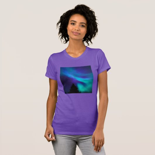Aurora Borealis | Canada Ontario Sudbury T-Shirt (Vorne ganz)