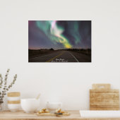 Aurora Borealis - Chisasibi Quebec Poster (Küche)