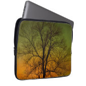 Aurora Borealis & Cottonwood Tree Laptopschutzhülle (Vorne Rechts)