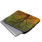 Aurora Borealis & Cottonwood Tree Laptopschutzhülle (Vorne Knopf)