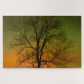 Aurora Borealis & Cottonwood Tree Puzzle (Horizontal)