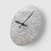 Aurora Borealis Crystals Image Wall Clock Runde Wanduhr (Winkel)