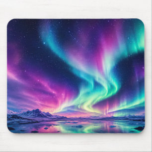 Aurora-Borealis-Design Mousepad