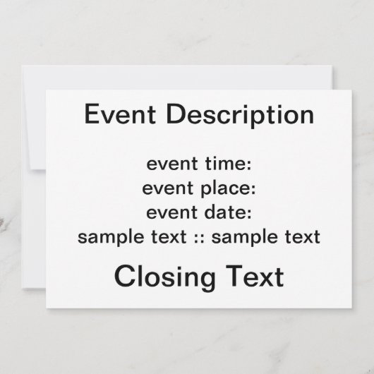 Aurora Borealis Einladung (Rückseite)