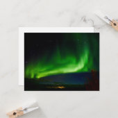 Aurora Borealis Farben Der nächtliche Himmel Karte (Vorderseite/Rückseite Beispiel)