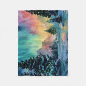 Aurora Borealis Fleecedecke (Vorderseite)