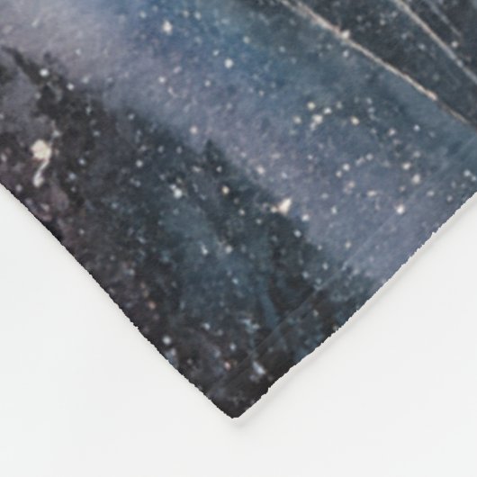 Aurora Borealis Fleecedecke (Ecke)