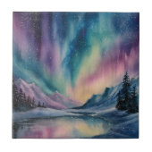 Aurora Borealis Fliese (Vorderseite)
