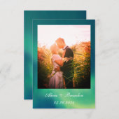 Aurora Borealis Foto Northern Lights Wedding Save The Date (Vorne/Hinten)