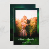 Aurora Borealis Foto Northern Lights Wedding Save The Date (Vorne/Hinten)