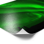 Aurora borealis fotodruck (Ecke)