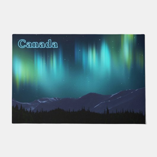 Aurora Borealis Fußmatte (Vorderseite)