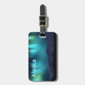 Aurora Borealis Gepäckanhänger (Vorderseite vertikal)