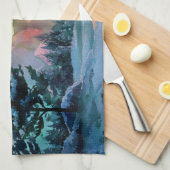 Aurora Borealis Geschirrtuch (Viertel Falte)