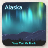 Aurora Borealis Getränkeuntersetzer (Vorderseite)