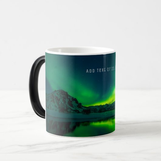 Aurora Borealis Gift Northern Lights MAGIC Tasse (Vorderseite Links)