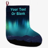 Aurora Borealis Großer Weihnachtsstrumpf (Vorderseite)