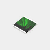 Aurora-borealis-Grün Post-it Klebezettel (angewinkelt)