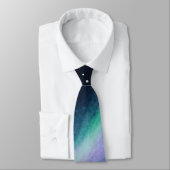 Aurora Borealis, grün und Lila Krawatte (Gebunden)