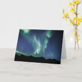 Aurora Borealis Grußkarte Karte (Gelbe Blume)