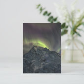 Aurora Borealis | Iceberg Jokulsarlon Island Postkarte (Stehend Vorderseite)