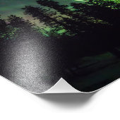 Aurora borealis im finnischen Lappland Fotodruck (Ecke)