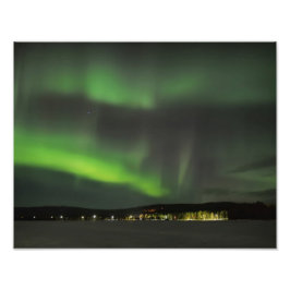 Aurora borealis im Himmel Foto drucken