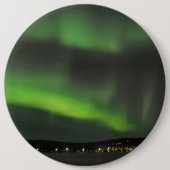 Aurora borealis im Himmelknopf Button (Vorderseite)
