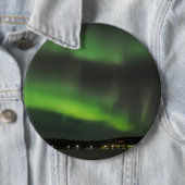 Aurora borealis im Himmelknopf Button (Beispiel)