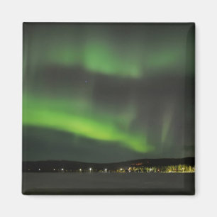 Aurora borealis im Himmelmagneten Magnet