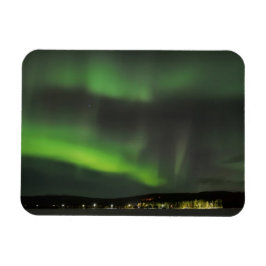 Aurora borealis im Himmelsrechteckigen Magneten Magnet
