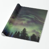 Aurora borealis in finnischem Lappland Geschenkpapier (Ungerollt)
